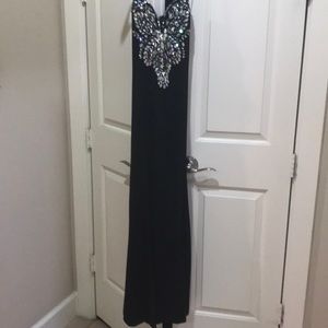 Black strapless formal size 1/2 NWT